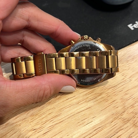 FOSSIL watch Rose gold Modern Courier Midsize Chronograph Rose Gold-Tone - Picture 7 of 11